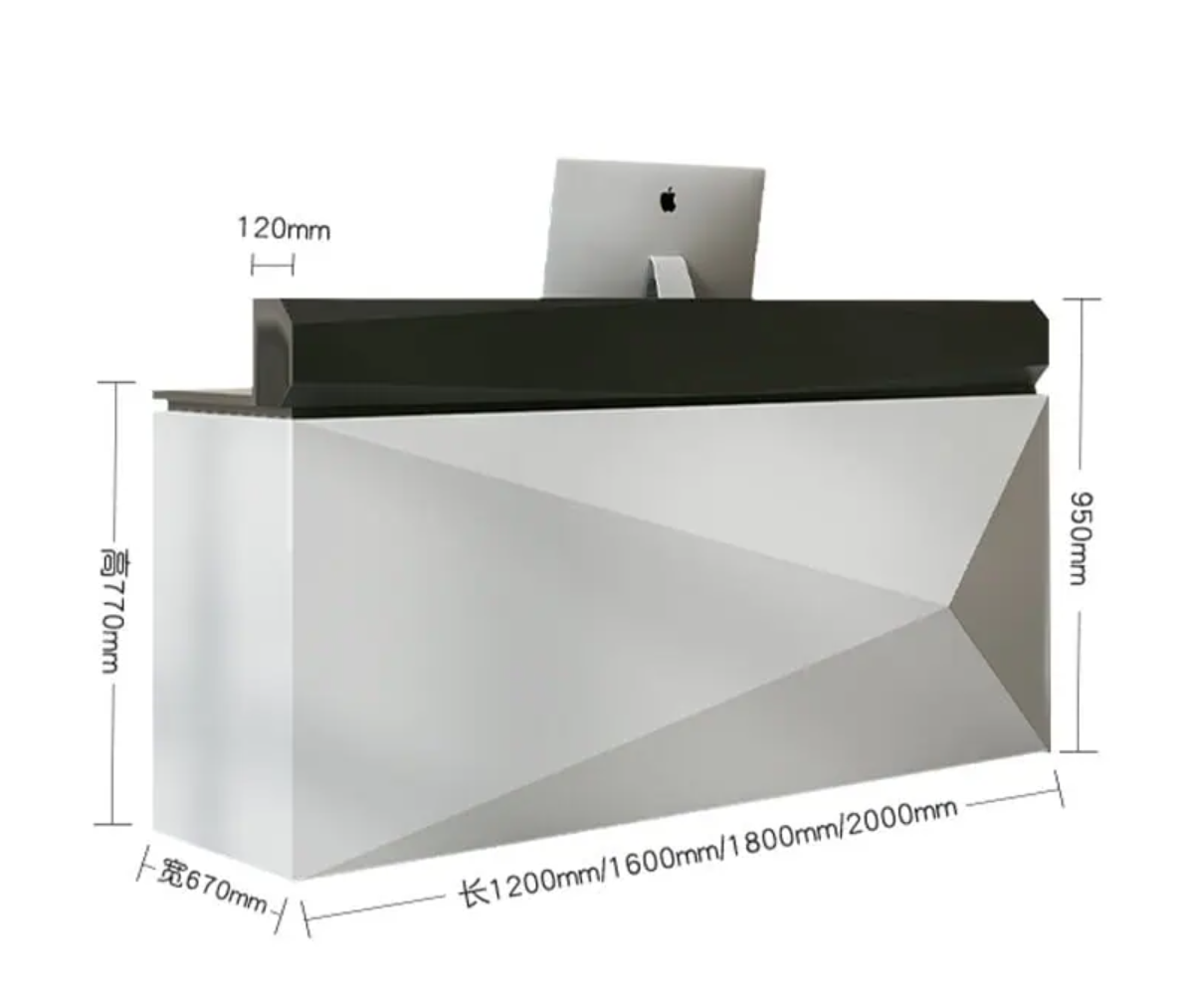 モダンな受付デスク | 幾何学的なデザイン