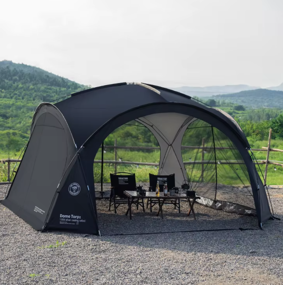 Expandable dome tent for 8 people