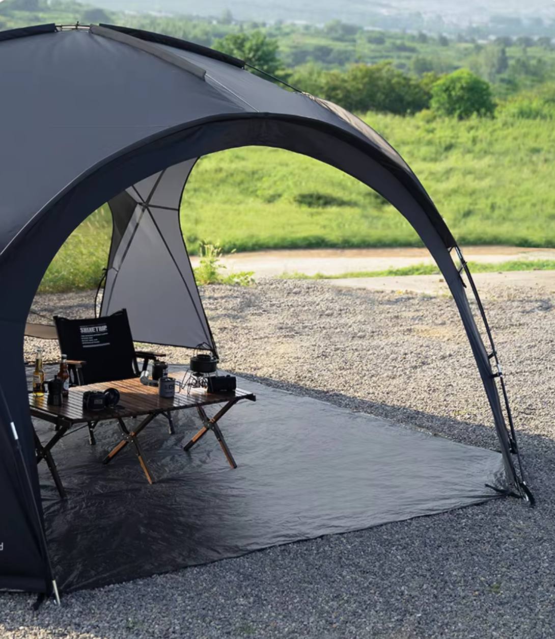 Expandable dome tent for 8 people
