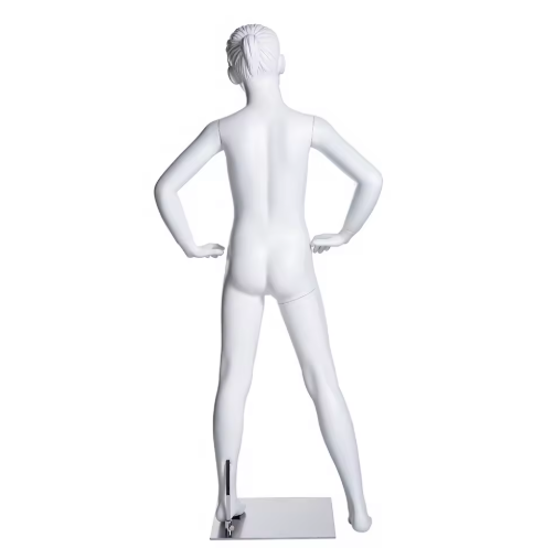 Child's Full-Body Mannequin Girl Hands-On Waist Pose 24199