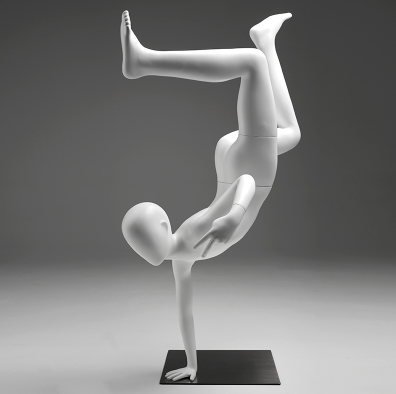 Kids Dance Pose Mannequin White 24205