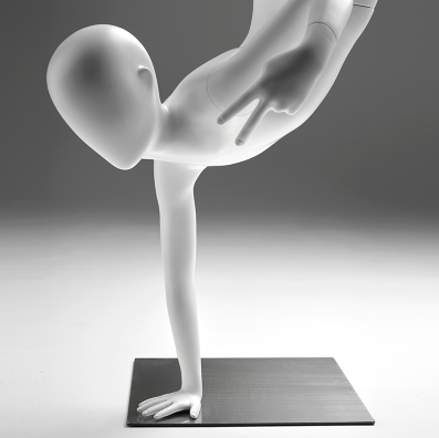 Kids Dance Pose Mannequin White 24205