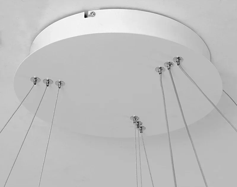 モダン LEDリングペンダントライト 3灯 調光対応 3406