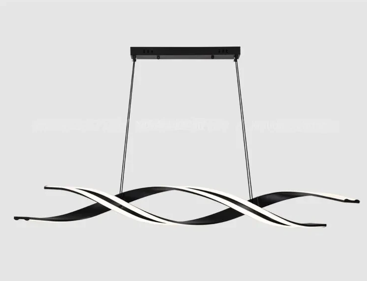 モダン LEDウェーブペンダントライト ロング3407