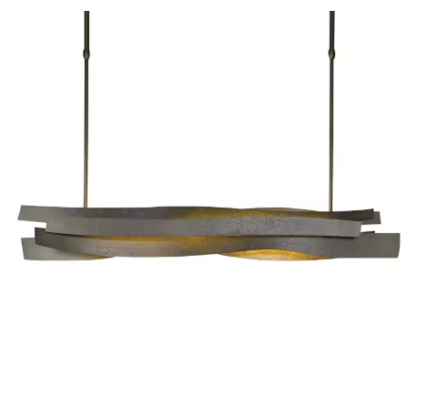 ロング LEDウェーブペンダントライト モダンデザイン`3408