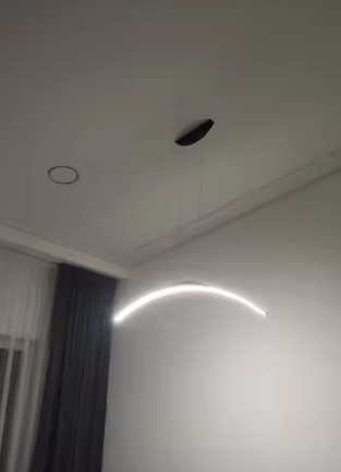 モダン LEDアーチペンダントライト ロング3409