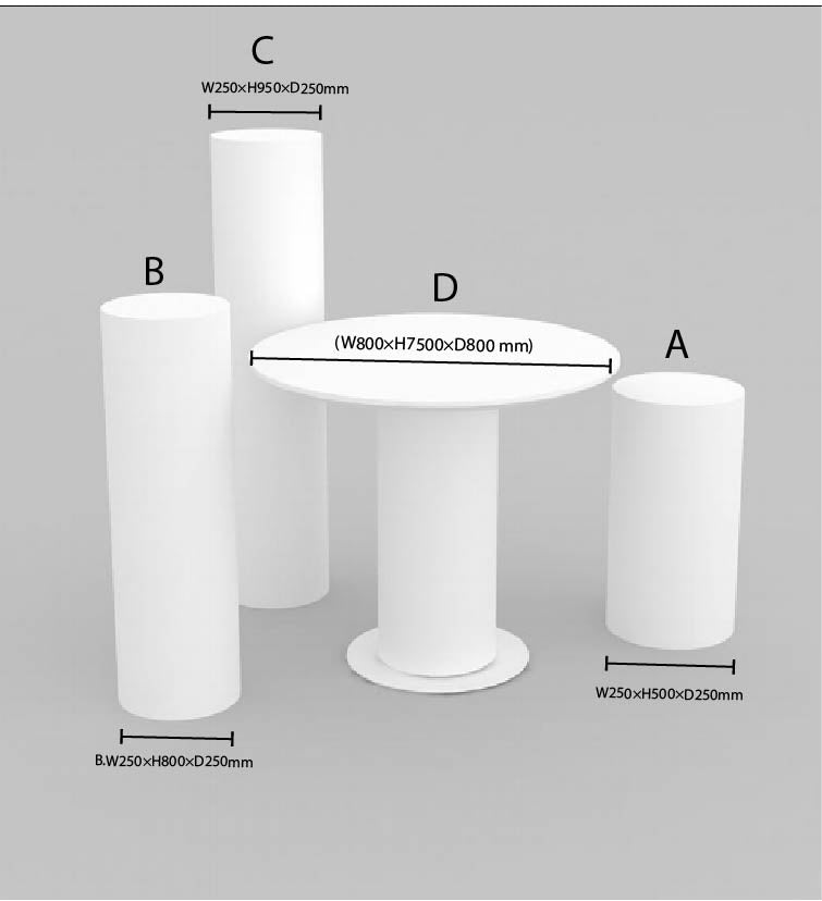 ファッションストア用の洗練された什器ディスプレイ