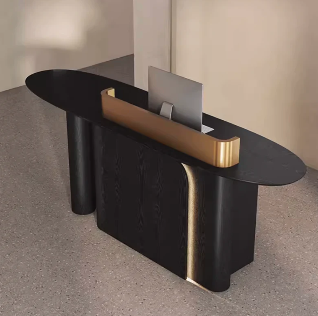 エレガントなデザインの受付デスク | ホテル・オフィス向けモダンカウンター