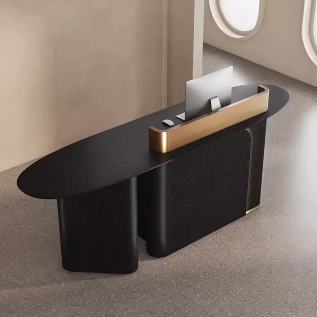 エレガントなデザインの受付デスク | ホテル・オフィス向けモダンカウンター