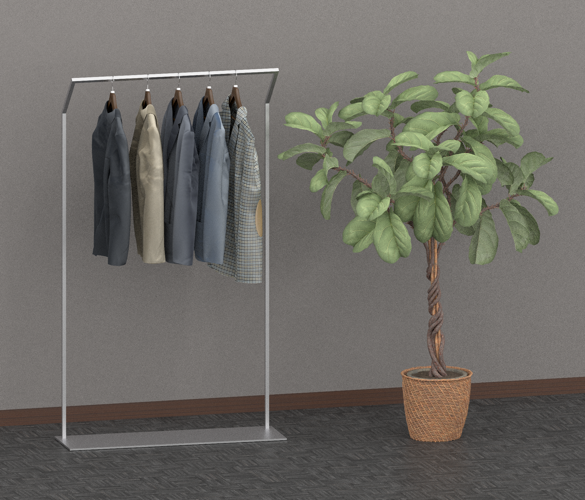 モダンデザインハンガーラック 113 | ハンガーラック