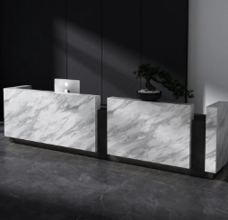 Modern reception counter 146