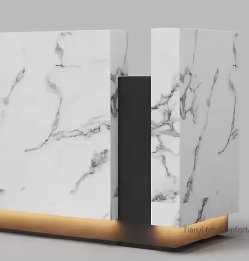 Modern reception counter 146
