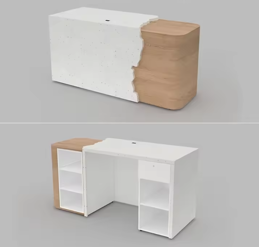 Natural Stone Wood Counter 131