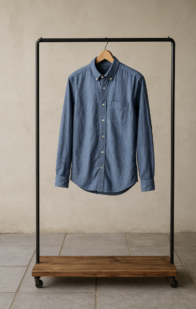 Hanger rack with shelf 2611