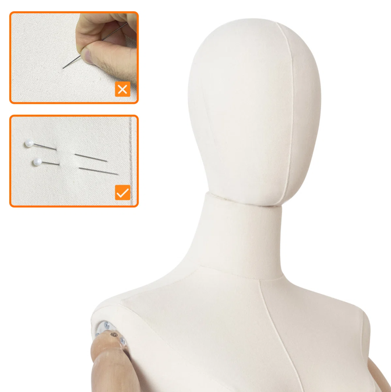 Fabric cover mannequin 24106