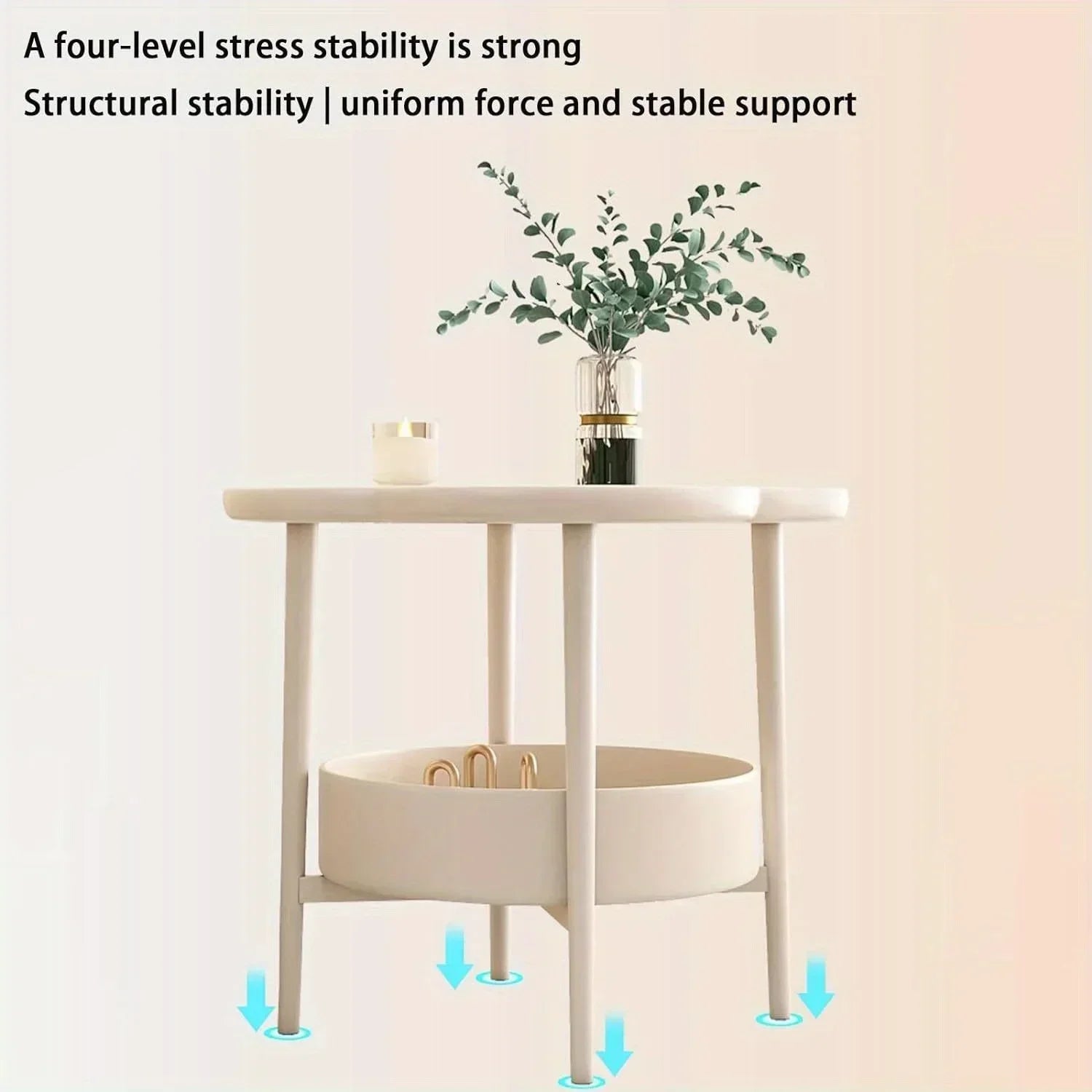 Modern Side Table Small Storage 2554