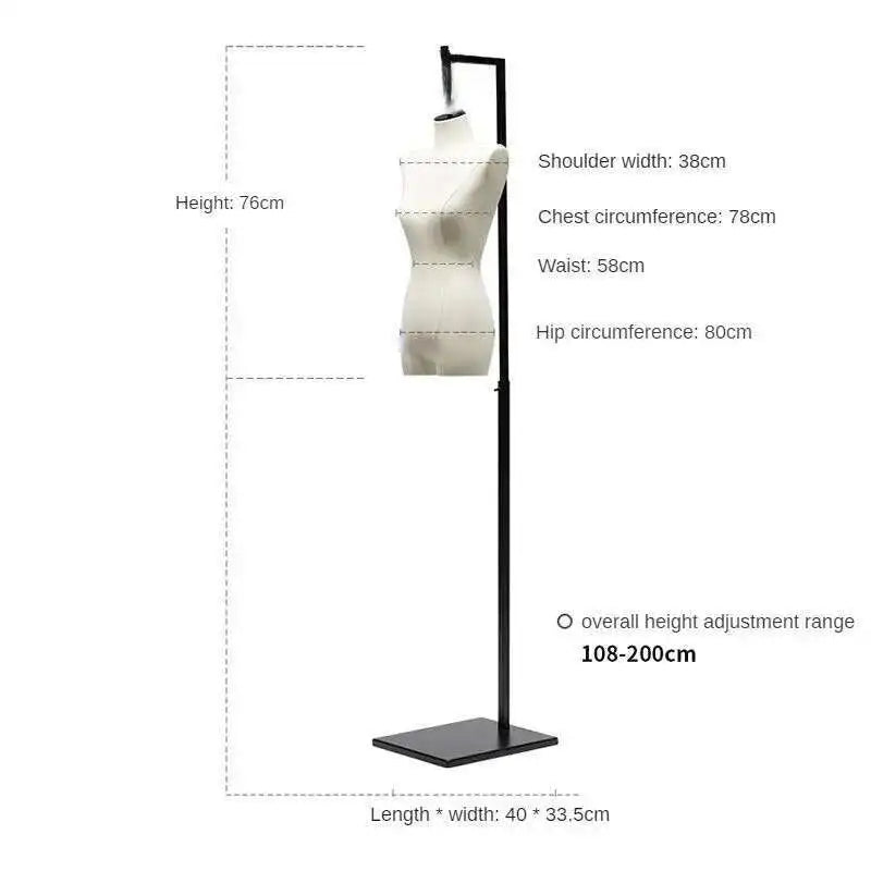 Female half torso mannequin 24151