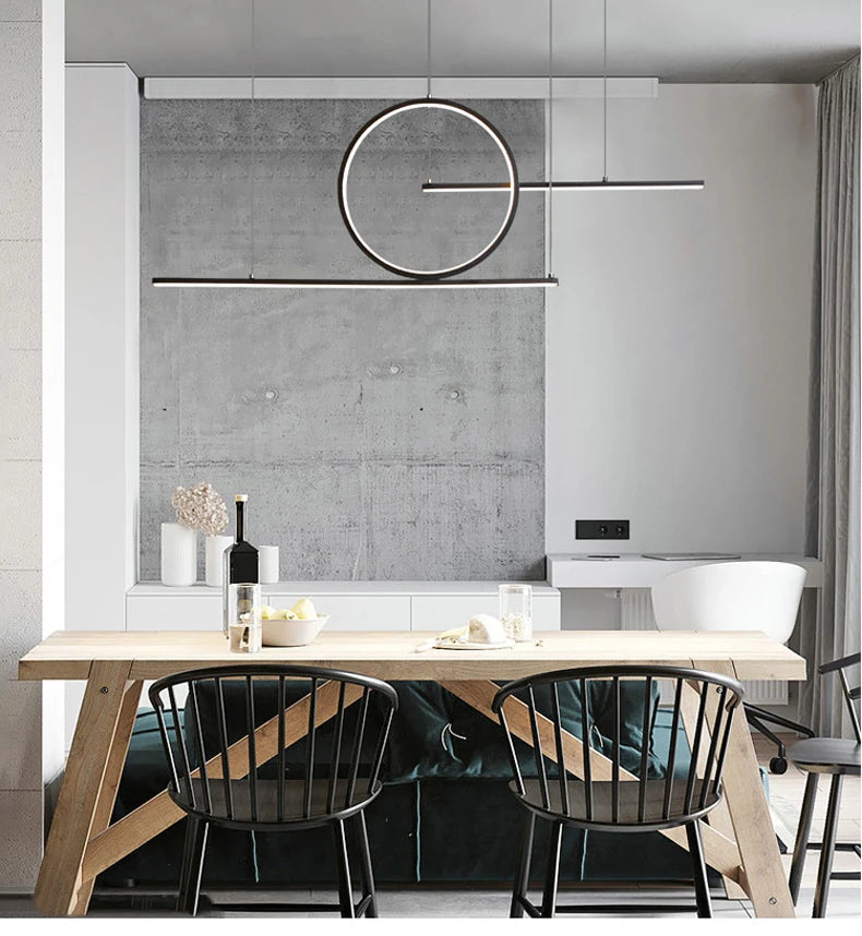 モダン幾何学LEDペンダントライト 3405