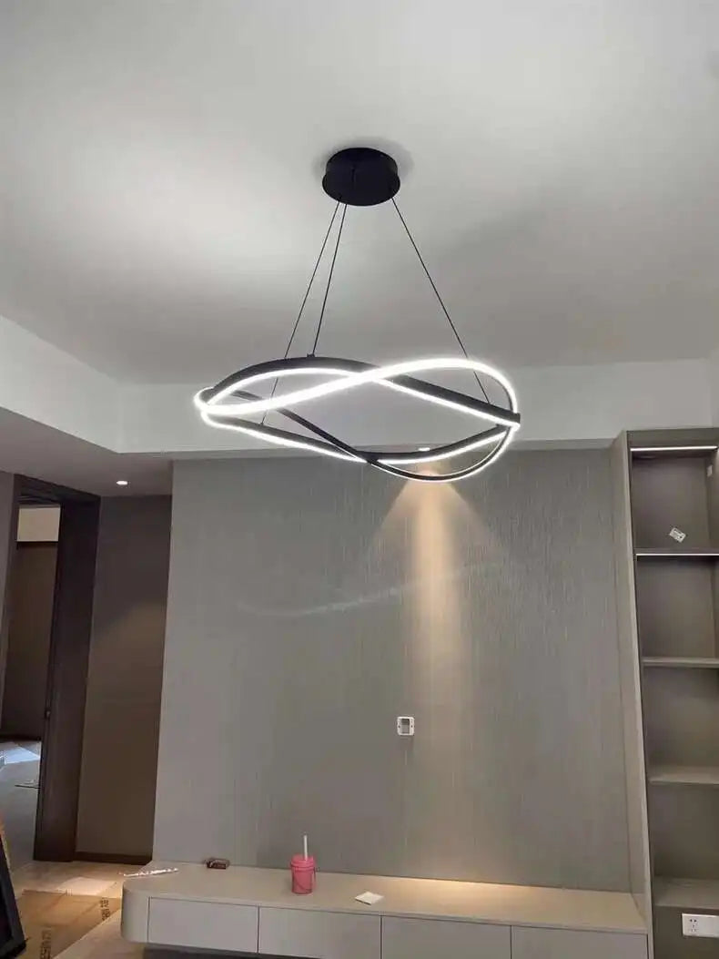Moon motif LED pendant light 3406