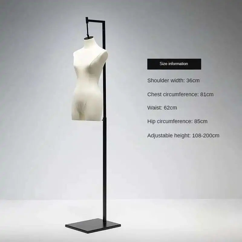 Female half torso mannequin 24151