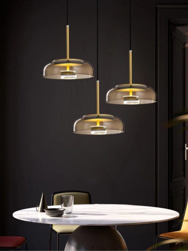 Nordic glass pendant light 3402