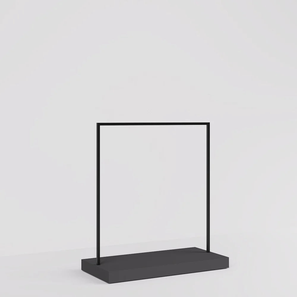 店舗ディスプレイ用W1200ブラックハンガーラック