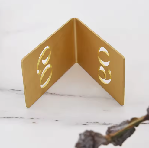 真鍮調 ゴールド 卓上テーブルナンバースタンド