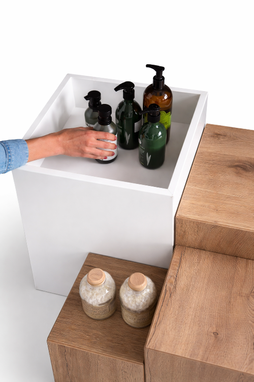 商品ディスプレイ用ボックステーブル