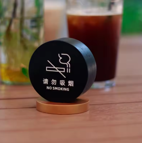 卓上用禁煙サインプレート ノースモーキング表示 カフェ・レストラン向けテーブルサイン