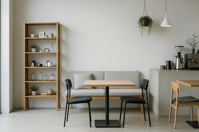 カフェ空間をおしゃれに見せる什器の選び方｜WEONE