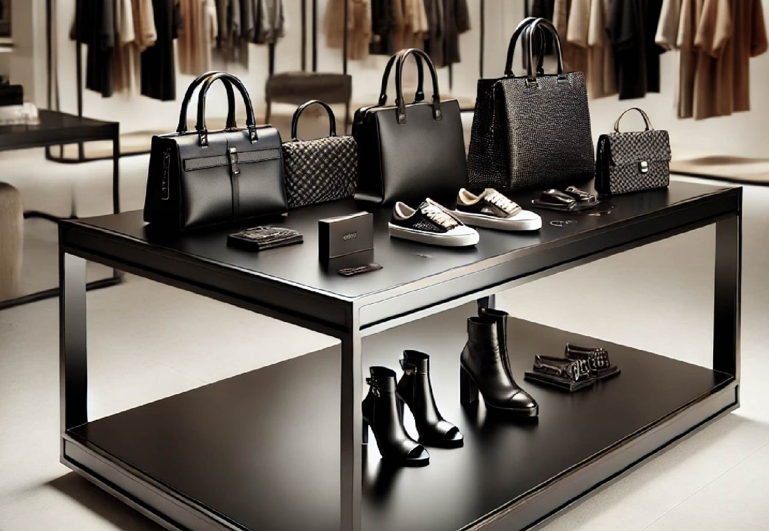 ブティックや洋服店のインテリアにおけるテーブルの重要性