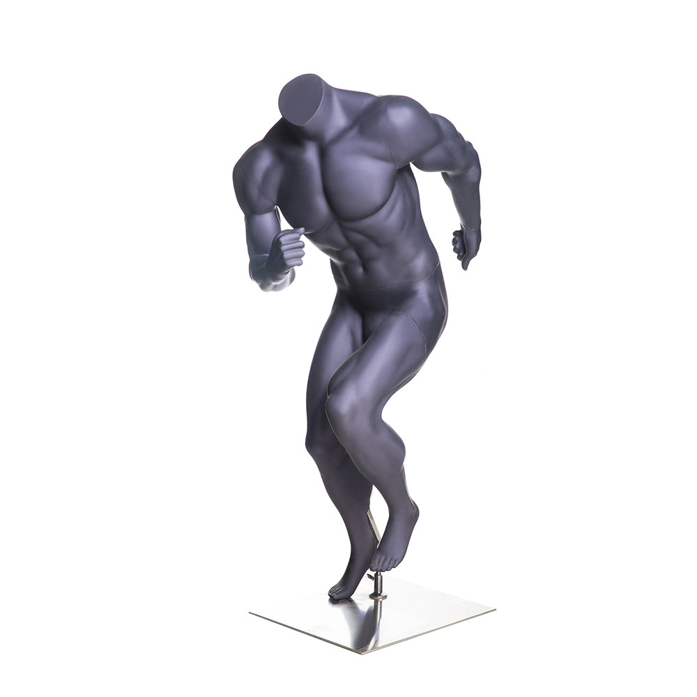 スポーツマネキン メンズ 24156｜ランニングポーズ・筋肉表現モデル