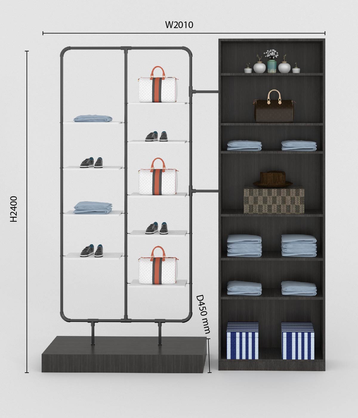 shelf hanger 130 / hanger shelf