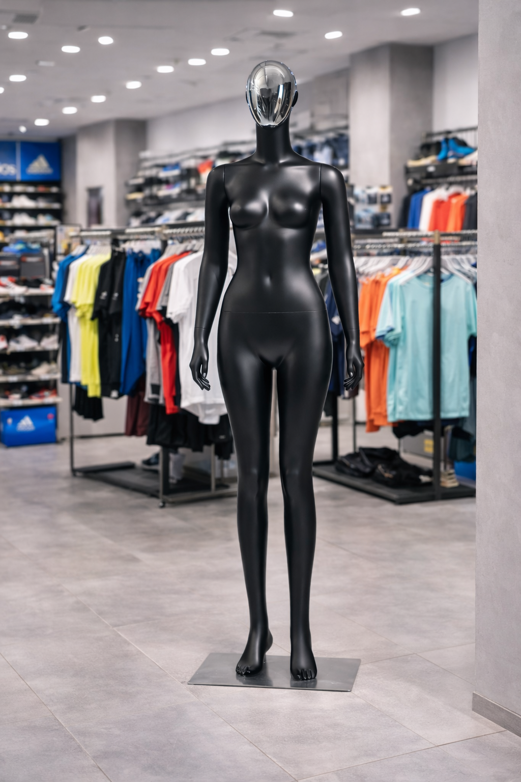 レディース 全身マネキン ブラック ミラーフェイス 24207