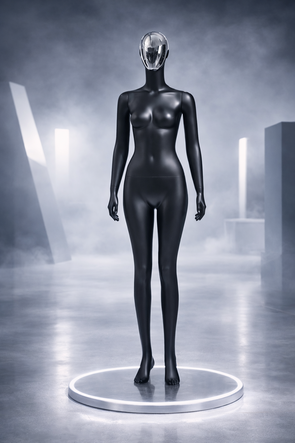 レディース 全身マネキン ブラック ミラーフェイス 24207