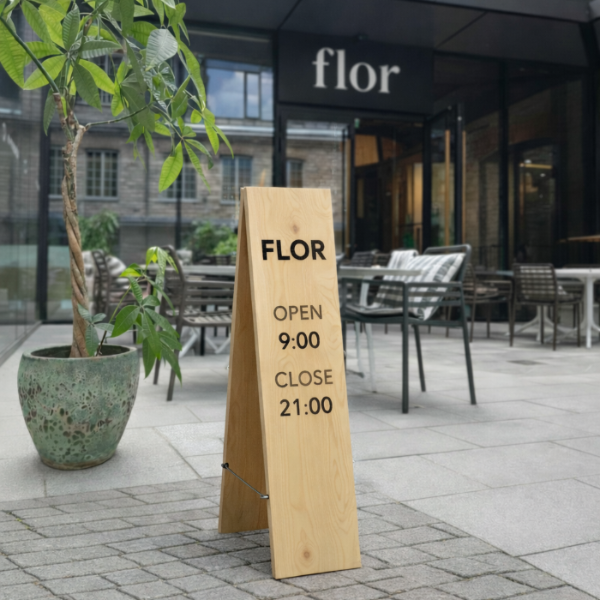 Cafe restaurant wooden sign 24106