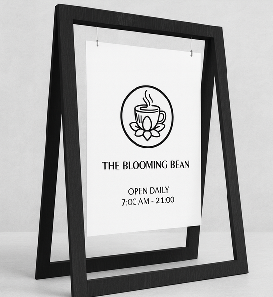 木製フレームスタンド看板 24101