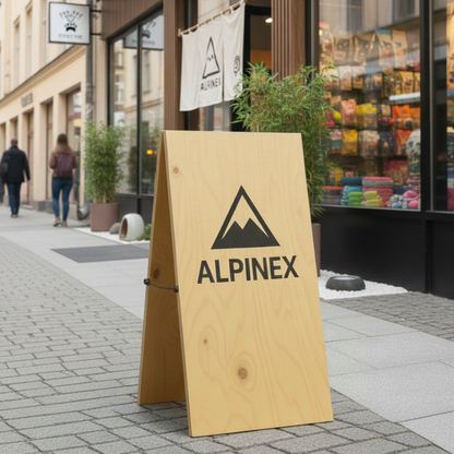 Cafe restaurant wooden sign 24105