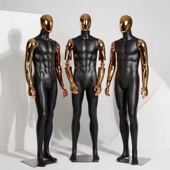 Fashion mannequin with chrome head 24167
