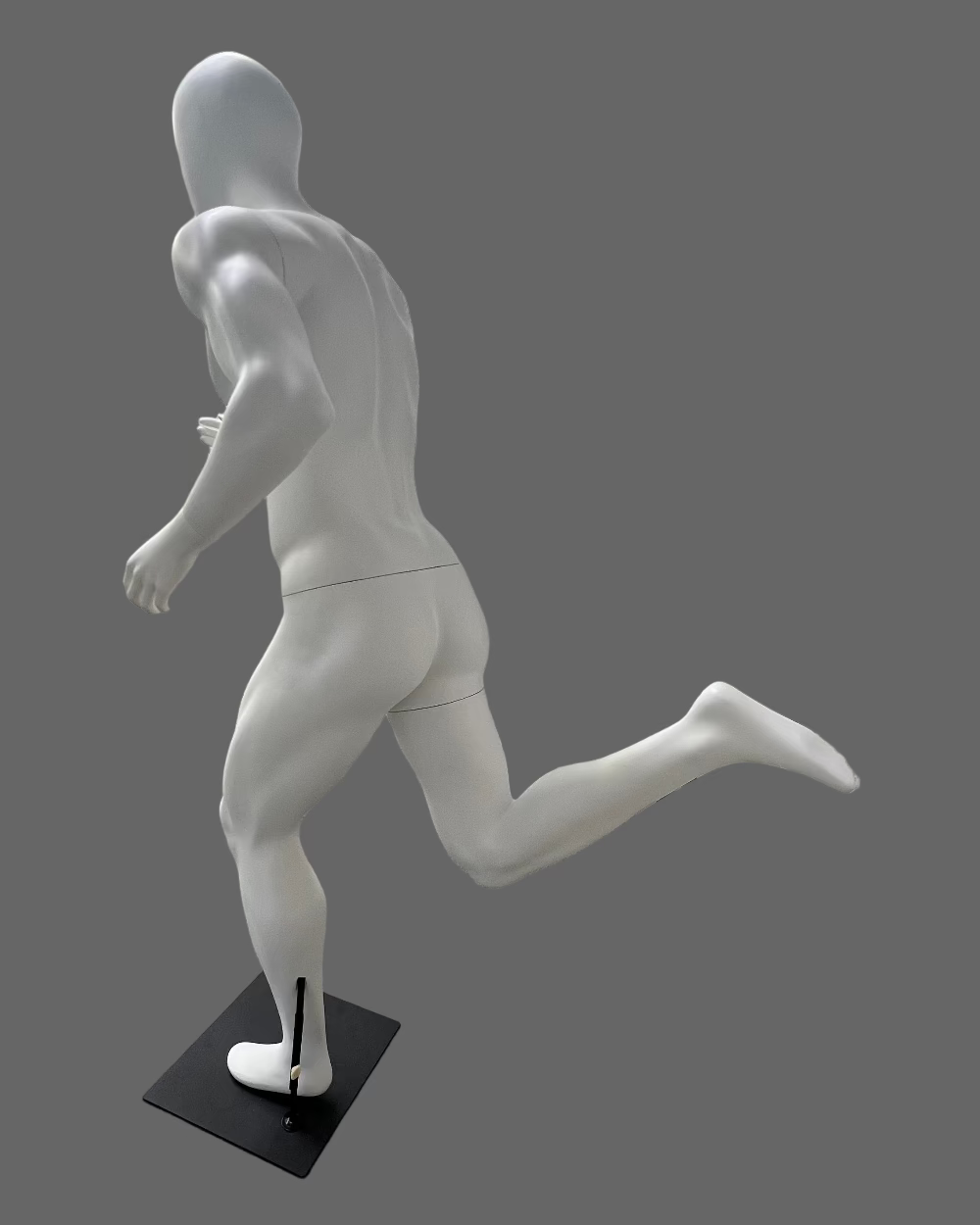 ジョギング姿勢のスポーツマネキン