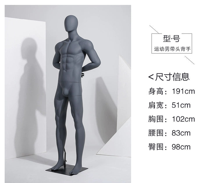筋肉質男性マネキン 24148