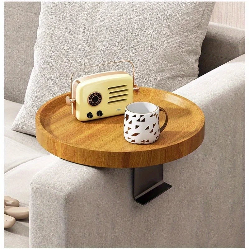Mini Solid Wood Round Table for Side and Bed 2510