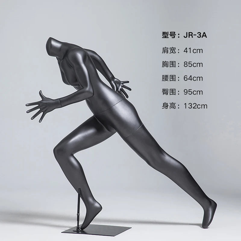 筋肉型ランニングマネキン 24156
