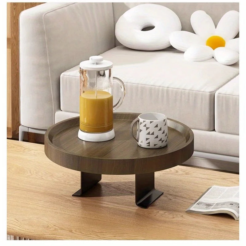 Mini Solid Wood Round Table for Side and Bed 2510