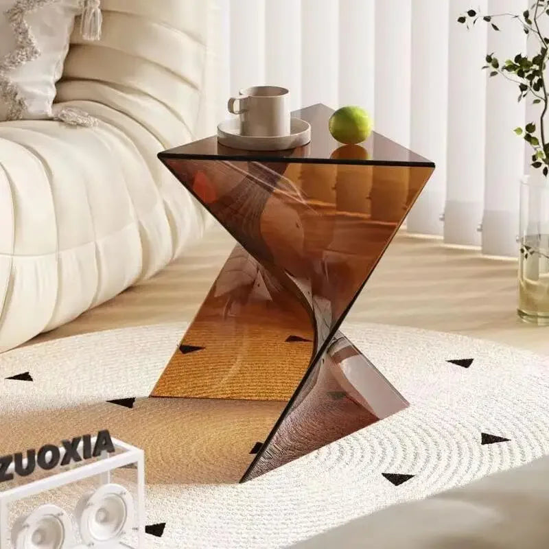 Acrylic living table, transparent 2502