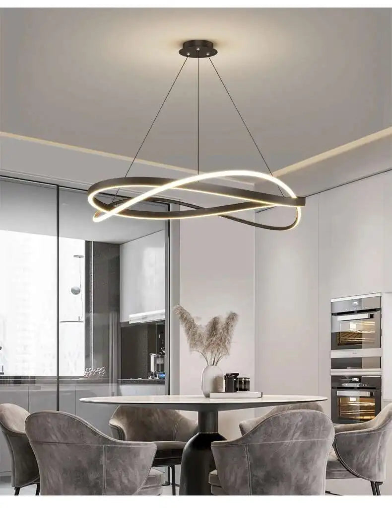 Moon motif LED pendant light 3406 