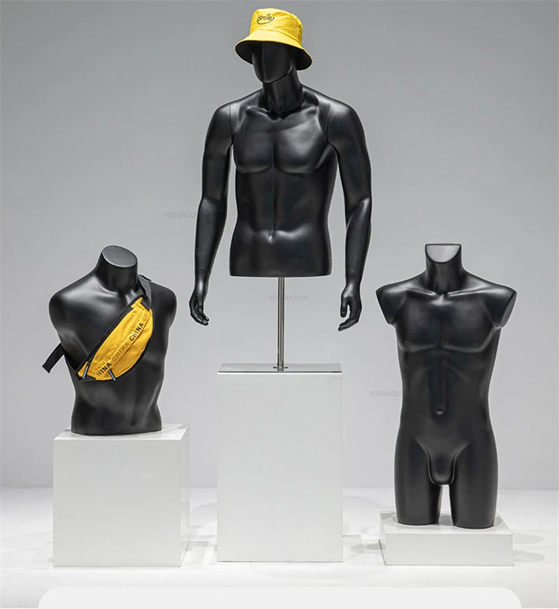 Male half-body mannequin 24152