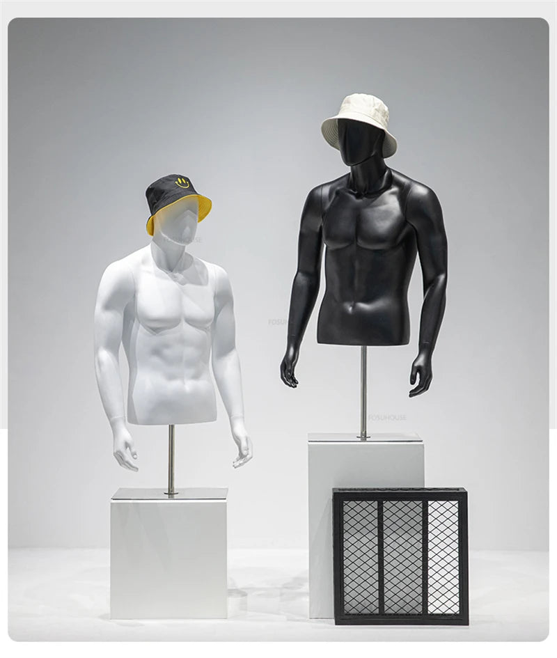 Male half-body mannequin 24152