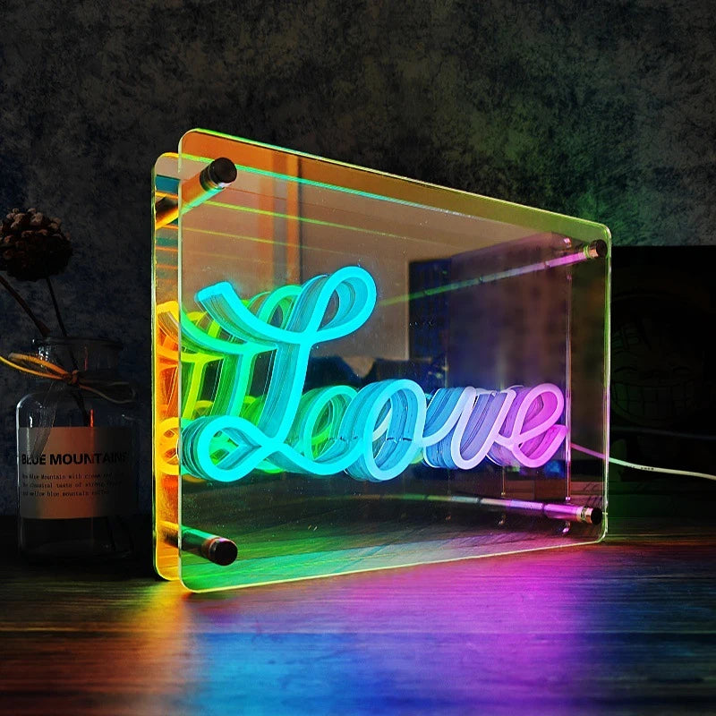 3D LOVE Neon Sign