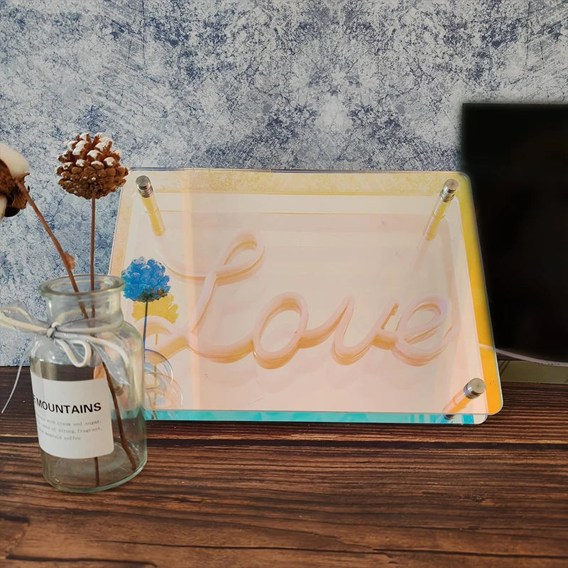 3D LOVE Neon Sign